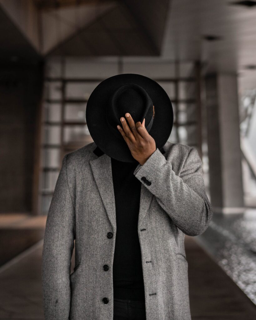 Gray suit