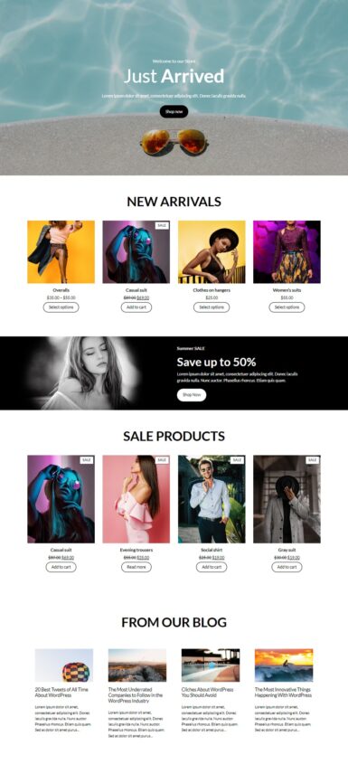 WooCommerce 01 Starter Template