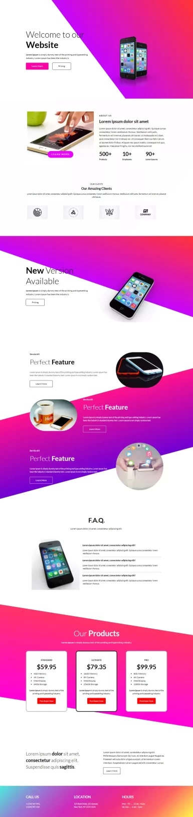 Product Landing Page 4 Home