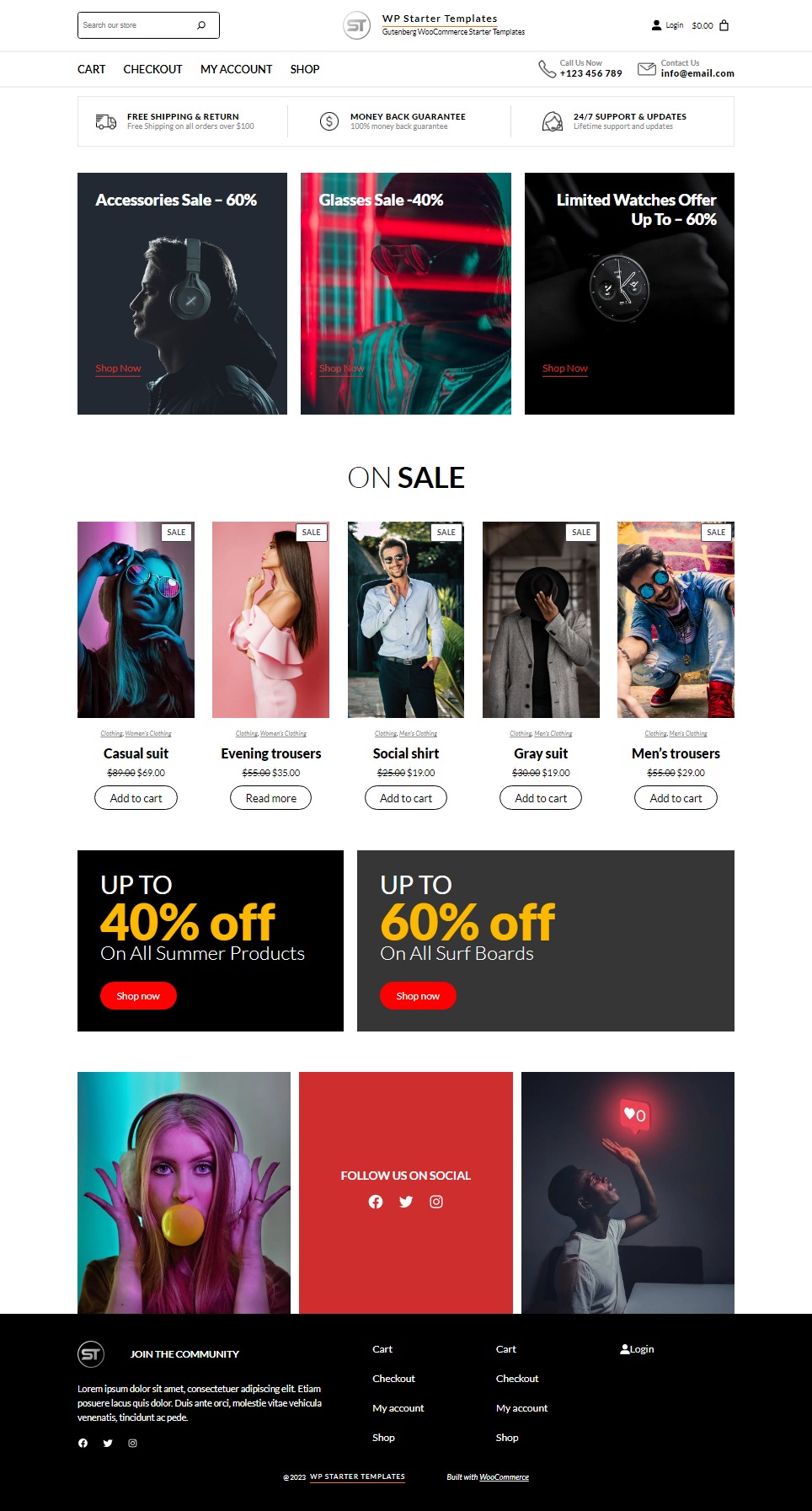 WooCommerce 03 Sale Starter Template